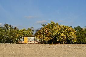 Khortytsia Island in autumn