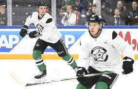 Teams practice prior to the NHL Global Series matches between Dallas Stars and Florida Panthers