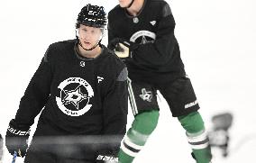 Teams practice prior to the NHL Global Series matches between Dallas Stars and Florida Panthers