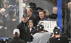 Teams practice prior to the NHL Global Series matches between Dallas Stars and Florida Panthers