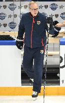 Teams practice prior to the NHL Global Series matches between Dallas Stars and Florida Panthers