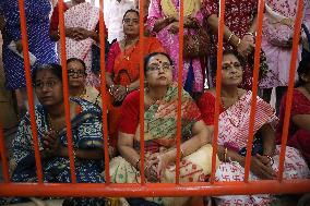 Kumari Puja On The Occasion Of Kali Puja Festival In Kolkata, India