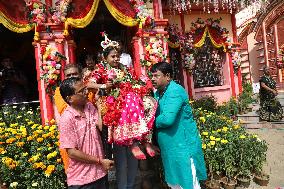 Kumari Puja On The Occasion Of Kali Puja Festival In Kolkata, India