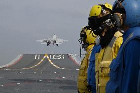 Formation Of Chinese Aircraft Carrier Liaoning Training Exercice - China Sea