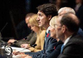 Trudeau At Ukraine's Peace Formula Conference - Montreal