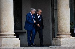 Council Of Ministers At The Elysée Palace, In Paris