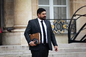 Council Of Ministers At The Elysée Palace, In Paris