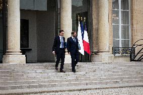 Council Of Ministers At The Elysée Palace, In Paris