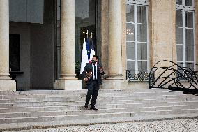 Council Of Ministers At The Elysée Palace, In Paris