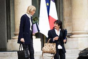 Council Of Ministers At The Elysée Palace, In Paris