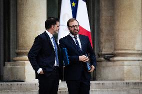 Council Of Ministers At The Elysée Palace, In Paris