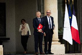 Council Of Ministers At The Elysée Palace, In Paris