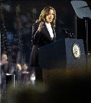 Kamala Harris delivers “closing argument” at  rally in Washington, DC