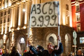 Protest In Sofia.