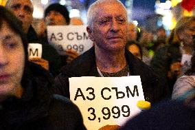 Protest In Sofia.