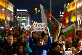 Protest In Sofia.