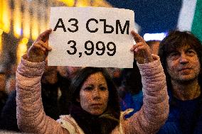 Protest In Sofia.