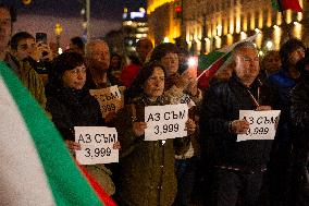 Protest In Sofia.