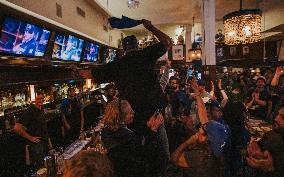 Dodgers World Series Win Celebration In Downtown Los Angeles