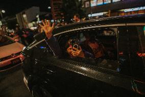 Dodgers World Series Win Celebration In Downtown Los Angeles