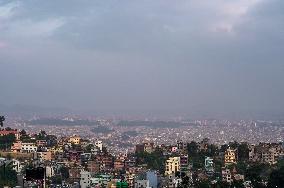 Increase In Air Pollution Level In Kathmandu, Nepal.