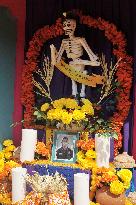 Ofrendas Decorate Streets For Dia De Muertos Celebrations