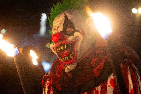 Zombie Walk In Essen During The Traditional Halloween