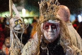 Zombie Walk In Essen During The Traditional Halloween