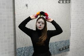 Catrina Makeup For Halloween Night