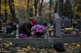 All Saints' Day In Krakow