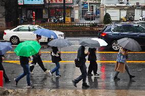 Typhoon Kong-Rey Hit Shanghai