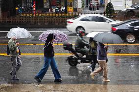 Typhoon Kong-Rey Hit Shanghai