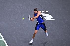 Rolex Paris Masters - Zverev Defeats Fils