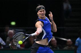 Rolex Paris Masters - Zverev Defeats Fils