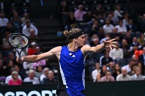 Rolex Paris Masters - Zverev Defeats Fils