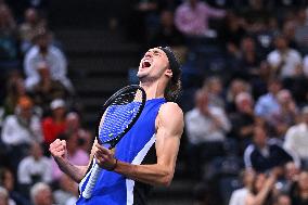 Rolex Paris Masters - Zverev Defeats Fils