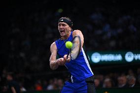 Rolex Paris Masters - Zverev Defeats Fils