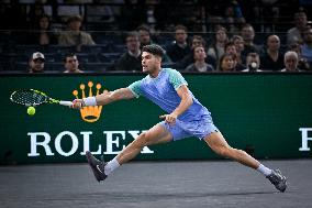 Rolex Paris Masters - Humbert Defeats Alcaraz