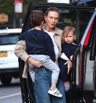 Karlie Kloss Out With Children - NYC