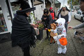 Trick-or-Treat Event in Richmond - British Columbia