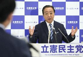 Japan main opposition party head Noda