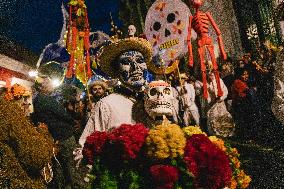 Dia de Muertos Parade In Oaxaca - Mexico