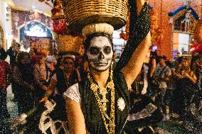 Dia de Muertos Parade In Oaxaca - Mexico