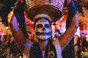 Dia de Muertos Parade In Oaxaca - Mexico