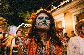 Dia de Muertos Parade In Oaxaca - Mexico