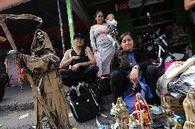 Santa Muerte Annual Celebration In Tepito Neighborhood