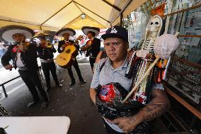 Santa Muerte Annual Celebration In Tepito Neighborhood