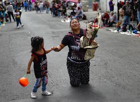 Santa Muerte Annual Celebration In Tepito Neighborhood