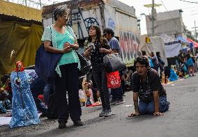 Santa Muerte Annual Celebration In Tepito Neighborhood