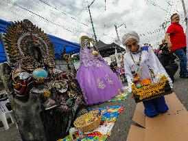 Santa Muerte Annual Celebration In Tepito Neighborhood